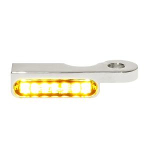 Led Handlebar Turn Signals Natural, Chrome, 1, nordicamoto.ro