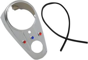Three-light Dash Cover Chrome