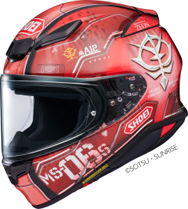 Casca integrala SHOEI NXR2 CHAR`S ZAKU II TC-1 Rosu