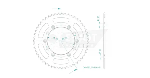 Pinion standard spate 520 negru, 2, nordicamoto.ro