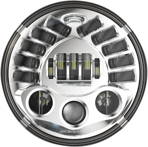 7(r) Led Adaptive 2 Headlight Chrome, 2, nordicamoto.ro