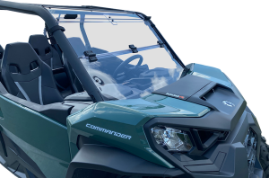 Deluxe Full Folding Windshield Clear 