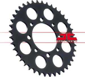 JT SPROCKETS Steel Rear Sprocket Black 