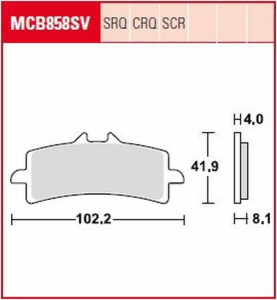 Sv Series Sindered Brake Pads