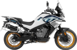 Tobă de eșapament LeoVince LV-14 Black Edition Slip-On pentru CFMOTO 800MT, 3, nordicamoto.ro