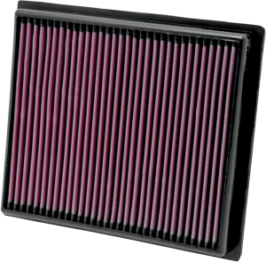 High-flow Air Filter Black, Red