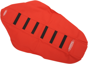 6-rib Gripper Seat Cover Red, 2, nordicamoto.ro