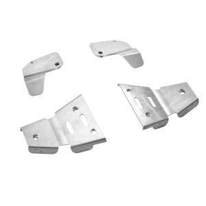 PROTECȚII BRAȚE SUSPENSIE (A-ARM) ATV CFMOTO CFORCE 850 / 1000 – ALUMINIU 4 MM, ARGINTIU, nordicamoto.ro