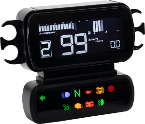 D2 Lcd Meter Black, 1, nordicamoto.ro