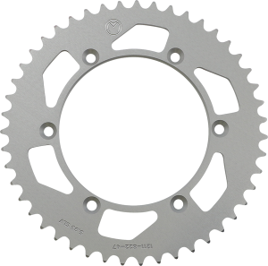 Pinion spate din aluminiu, argintiu, 1, nordicamoto.ro