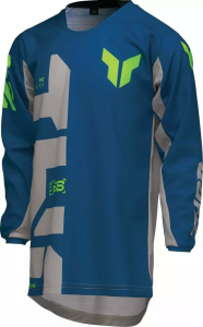 Tricou Enduro Copii Thor Launchmode Forge Blue