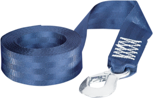 Winch Strap Black, Blue, 1, nordicamoto.ro