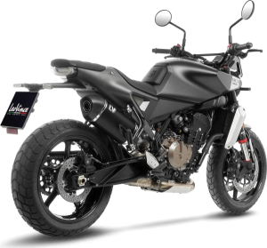 Tobă de eșapament LeoVince LV-14 Black Edition Slip-On pentru Husqvarna Svartpilen 801, 4, nordicamoto.ro