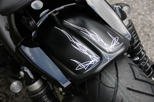Rear Fender Old School Black, 5, nordicamoto.ro