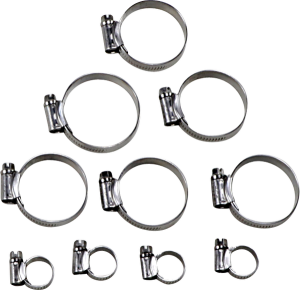 Radiator Clamp Kit Silver