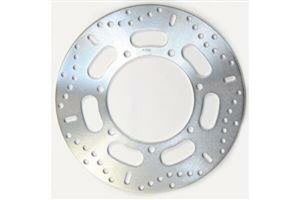 Round Hpsr Solid Brake Rotor Silver, Stainless Steel