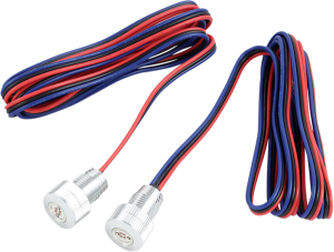 Lightning Boltz Red Leds Silver, 1, nordicamoto.ro