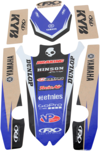 Trim Kit Graphics Black, Blue, 1, nordicamoto.ro
