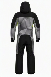 AMOQ Concept Monosuit Insulated Black/Grey/Hivis Yellow, L, 3, nordicamoto.ro