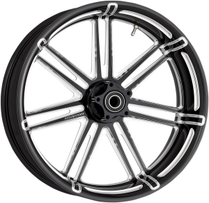 7-valve Forged Aluminum Wheel Black, 1, nordicamoto.ro