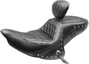 Heated One-piece Touring Seat Black
