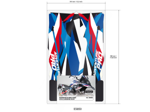 Decal Kit Blue, White, 1, nordicamoto.ro