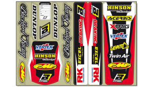 Decal Logo Kit Red