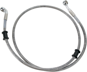 Stainless Steel Brake Line Kit Silver, Clear-coated, 1, nordicamoto.ro