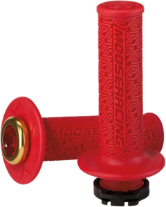 MOOSE RACING 36 Series Clamp-on Grips Gold, Red 