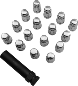 Splined Lug Nut Silver 