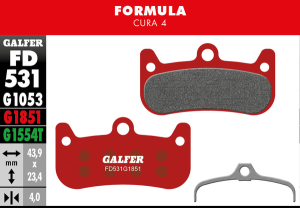 G1851 Advanced Brake Pads
