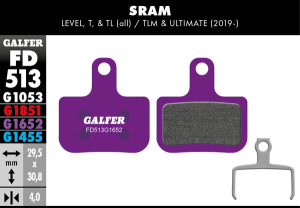 G1652 E-bike Brake Pads, 1, nordicamoto.ro
