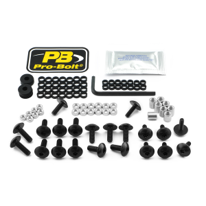 Fairing Bolt Kit For Suzuki Black, 1, nordicamoto.ro