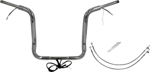 Plug & Play Ez Install 1-1/2(r) Round Top Handlebar Kit Silver