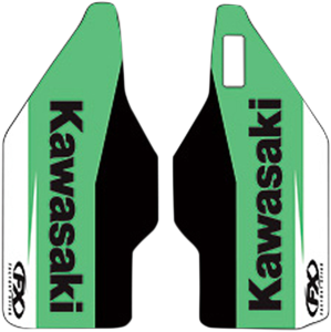 Lower Fork Guard Graphics Black, Green, 2, nordicamoto.ro