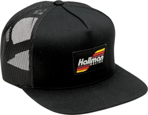 Hallman Tres Trucker Hat Black  ONE SIZE, 1, nordicamoto.ro