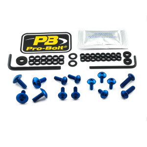 Fairing Bolt Kit For Kawasaki Blue