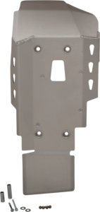 MOOSE RACING Placă de protecție din aluminiu, argintie 