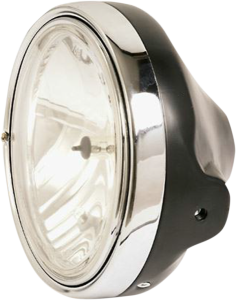 18 Cm (7(r)) Kawasaki-style Headlight Black, Chrome