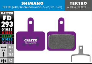 G1652 E-bike Brake Pads, 1, nordicamoto.ro