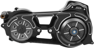2(r) Open Belt Drive Kits W/1-piece Motor Plate Black 51, 1, nordicamoto.ro