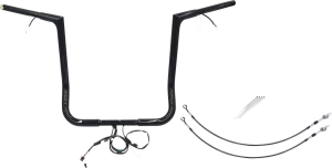 Plug & Play Ez Install 1-1/4(r) Flat Top Handlebar Kit Black, 1, nordicamoto.ro