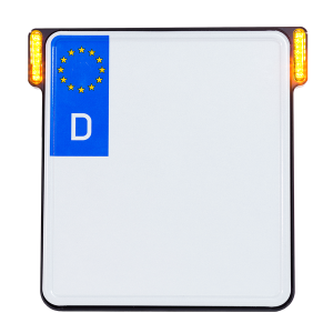 License Plate Holder 3-in-1 For Eu Countries Yellow, 2, nordicamoto.ro