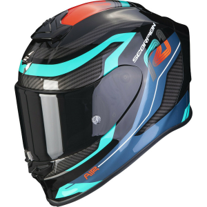 Casca integrala sport SCORPION EXO-R1 EVO AIR VATIS Negru / Albastru / Galben XL, 2, nordicamoto.ro