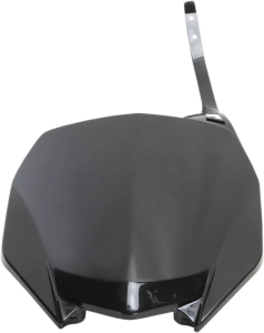 Replacement Front Number Plate Black