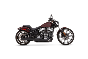 Exhaust System 2 Into 1 Softail 18+ Black, 2, nordicamoto.ro