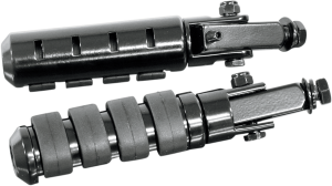 Anti-vibration Folding Highway Pegs Black, 2, nordicamoto.ro