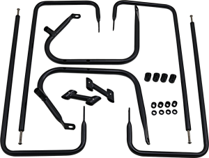 Saddlebag Guard/side Rail Kits Black, 2, nordicamoto.ro