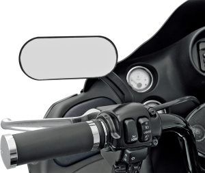 Oval Mirror Matte Black, 3, nordicamoto.ro