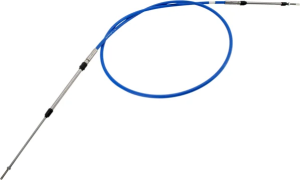 Black Vinyl Clutch Cable Black, Blue